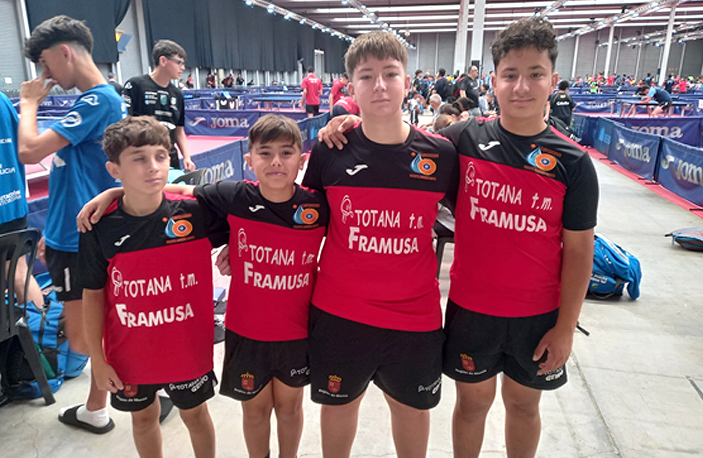 Buena participación totanera en los Campeonatos de España de Tenis de Mesa